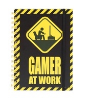 Gamer At Work poznámky na špirále A5 s 80 000 riadkami