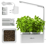 Inteligentná lampa na pestovanie v kvetináčoch HEVA Hydroponic Grow Kit