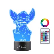 3D LED nočná lampa Lilo a gravírovanie darčekov Stitch 3D LED nočná lampa Lilo a gravírovanie darčekov Stitch