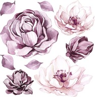 Nálepky na stenu pre dievčatá Flowers Roses Nálepky na stenu pre dievčatá Flowers Roses