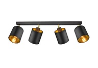 Lampa Plafond Luster Pohyblivé tienidlá Black Gold Lampa Plafond Luster Pohyblivé tienidlá Black Gold