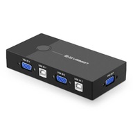 SPÍNAČ KVM UGREEN 2-PORT VGA