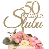 Poťah na tortu k 50. výročiu svadby Golden Wedding Anniversary zlaté plexi zrkadlo Poťah na tortu k 50. výročiu svadby Golden Wedding Anniversary zlaté plexi zrkadlo
