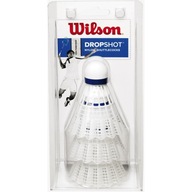 badmintonový loptička nylon 3 ks wilson dropshot biely