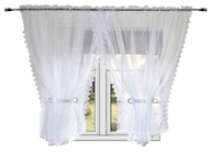 READY ZÁCLONA Hotové závesy 400x150 voál s guipure READY ZÁCLONA Hotové závesy 400x150 voál s guipure