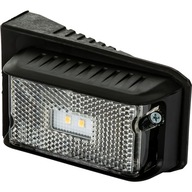 Biela LED obrysová lampa DPT15 s držiakom a káblom Biela LED obrysová lampa DPT15 s držiakom a káblom