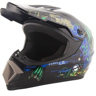 PRILBA CROSS ENDURO QUAD ATV Black and Blue XL PRILBA CROSS ENDURO QUAD ATV Black and Blue XL