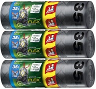 JAN NIEZBĘDNY Vrecia na odpadky s FLEX páskou 45x 35L JAN NIEZBĘDNY Vrecia na odpadky s FLEX páskou 45x 35L
