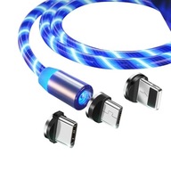 USB - USB typ C / microUSB / Lightning kábel 1 m USB - USB typ C / microUSB / Lightning kábel 1 m