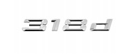Emblémový nápis 318D chróm pre BMW