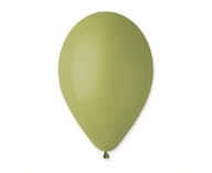 Jednofarebný balón Gemar 12 palcov 100 ks OLIVOVÝ Jednofarebný balón Gemar 12 palcov 100 ks OLIVOVÝ
