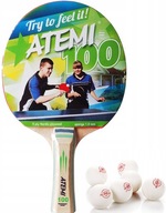 PINGPONGOVÁ TENISOVÁ RAKETA ATEMI 100 LOPTIEK PINGPONGOVÁ PINGPONGOVÁ TENISOVÁ RAKETA ATEMI 100 LOPTIEK PINGPONGOVÁ