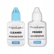 ProjectLashes čistič a primer na mihalnice 2x15ml - sada ProjectLashes čistič a primer na mihalnice 2x15ml - sada