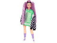 Šachovnicová bunda pre bábiku Barbie Extra HHN10