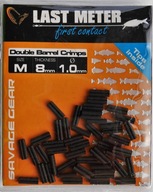 Savage Gear DOUBLE BARREL CRIMPS 8 mm x 1 mm dvojité objímkové svorky 50ks Savage Gear DOUBLE BARREL CRIMPS 8 mm x 1 mm dvojité objímkové svorky 50ks
