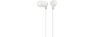 Slúchadlá handsfree mikrofón MDR-EX15AP White Slúchadlá handsfree mikrofón MDR-EX15AP White