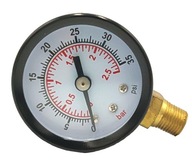 Radiálny tlakomer M40R 0 2,5 bar 1/8 40mm kov Radiálny tlakomer M40R 0 2,5 bar 1/8 40mm kov