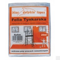 OMIETKA MALIARSKA FÓLIA BLUE DELPHIN 4m x 5m 20m2 OMIETKA MALIARSKA FÓLIA BLUE DELPHIN 4m x 5m 20m2