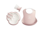 BABYBJORN - Powder Pink jedálenský set