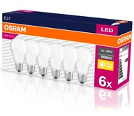 Sada 6x E27 LED žiarovky 9W = 60W A60 806lm OSRAM Sada 6x E27 LED žiarovky 9W = 60W A60 806lm OSRAM