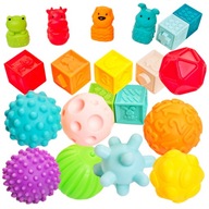 BALLS SENSORY BALLS mäkké gumené bloky