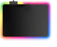 PODLOŽKA HERNÁ MYŠ RGB XL 35X25cm ČIERNA PODLOŽKA HERNÁ MYŠ RGB XL 35X25cm ČIERNA