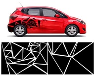 SADA NÁLEPEK Geometrických TROJUHOLNÍKOV na autá SADA NÁLEPEK Geometrických TROJUHOLNÍKOV na autá