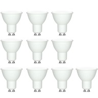 10x GU10 LED ŽIAROVKA 7W SMD CCD NEBLIKAJÚCA 560lm TEPLÁ BIELA 3000K 10x GU10 LED ŽIAROVKA 7W SMD CCD NEBLIKAJÚCA 560lm TEPLÁ BIELA 3000K