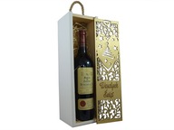Vianočná krabička Víno Alkohol Box Biela