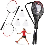 SET RAKÚT + 3 NYLONOVÉ BADMINTONOVÉ STRELE