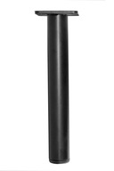 Silná nábytková noha, 20 cm, okrúhla, čierna, Loft Silná nábytková noha, 20 cm, okrúhla, čierna, Loft