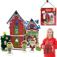 VIANOČNÝ DOMČEK na zostavenie 3D FOAM PUZZLE chatrč na zostavenie VIANOČNÝ DOMČEK na zostavenie 3D FOAM PUZZLE chatrč na zostavenie