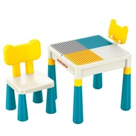 Súprava stola + stoličky na lego kocky2021
