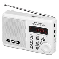 Rádio SRD 215 W s USB, MP3, SD