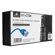 Krimpovač zástrčiek RJ45 RJ 12 11 LAN tester NT-CT04