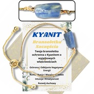Náramok šťastia, KYANIT, KYANIT, KIANIT, prírodný kameň, ochrana Náramok šťastia, KYANIT, KYANIT, KIANIT, prírodný kameň, ochrana