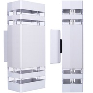 LED vonkajšie fasádne svietidlo záhradné nástenné svietidlo 2xGU10 hliník IP54 LED vonkajšie fasádne svietidlo záhradné nástenné svietidlo 2xGU10 hliník IP54