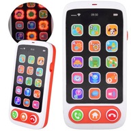 Telefón smartfón interaktívny dotyk pre batoľatá melódie svetiel ZA4660