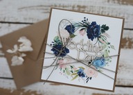 Štýlové boho svadobné blahoželanie Štýlové boho svadobné blahoželanie