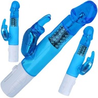 OTOČNÝ GÉLOVÝ VIBRÁTOR ZAJÍKA + STIMULÁCIA OTOČNÝ GÉLOVÝ VIBRÁTOR ZAJÍKA + STIMULÁCIA