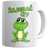 HRNČEK Vtipný darček FUCK YOU FROG + KRABIČKA