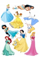 Potlač fondánu na tortu Disney PRINCESS Potlač fondánu na tortu Disney PRINCESS