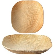 Štvorcové dezertné taniere z EKO PALMY 10cm 25x Štvorcové dezertné taniere z EKO PALMY 10cm 25x