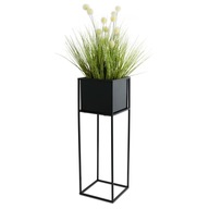 Stojací záhon moderný stojan 70 cm čierny Stojací záhon moderný stojan 70 cm čierny