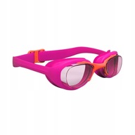 Nastaviteľné plavecké okuliare proti zahmlievaniu, ružové S