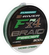 FLAGMAN Braid S-RIVER HYBRID F4 FEEDER BRAID MOSS GREEN 300m 0,14mm FLAGMAN Braid S-RIVER HYBRID F4 FEEDER BRAID MOSS GREEN 300m 0,14mm