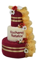 Utierkový TORTA DARČEK K narodeninám 50. 25 Utierkový TORTA DARČEK K narodeninám 50. 25