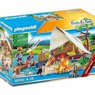 Playmobil Family Camping so stanom 70743