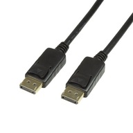 Kábel DisplayPort 1,2 M / M, 4K2K, 7,5 m, čierny