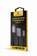 Napájací adaptér HDMI na DP 4K 60Hz USB-A